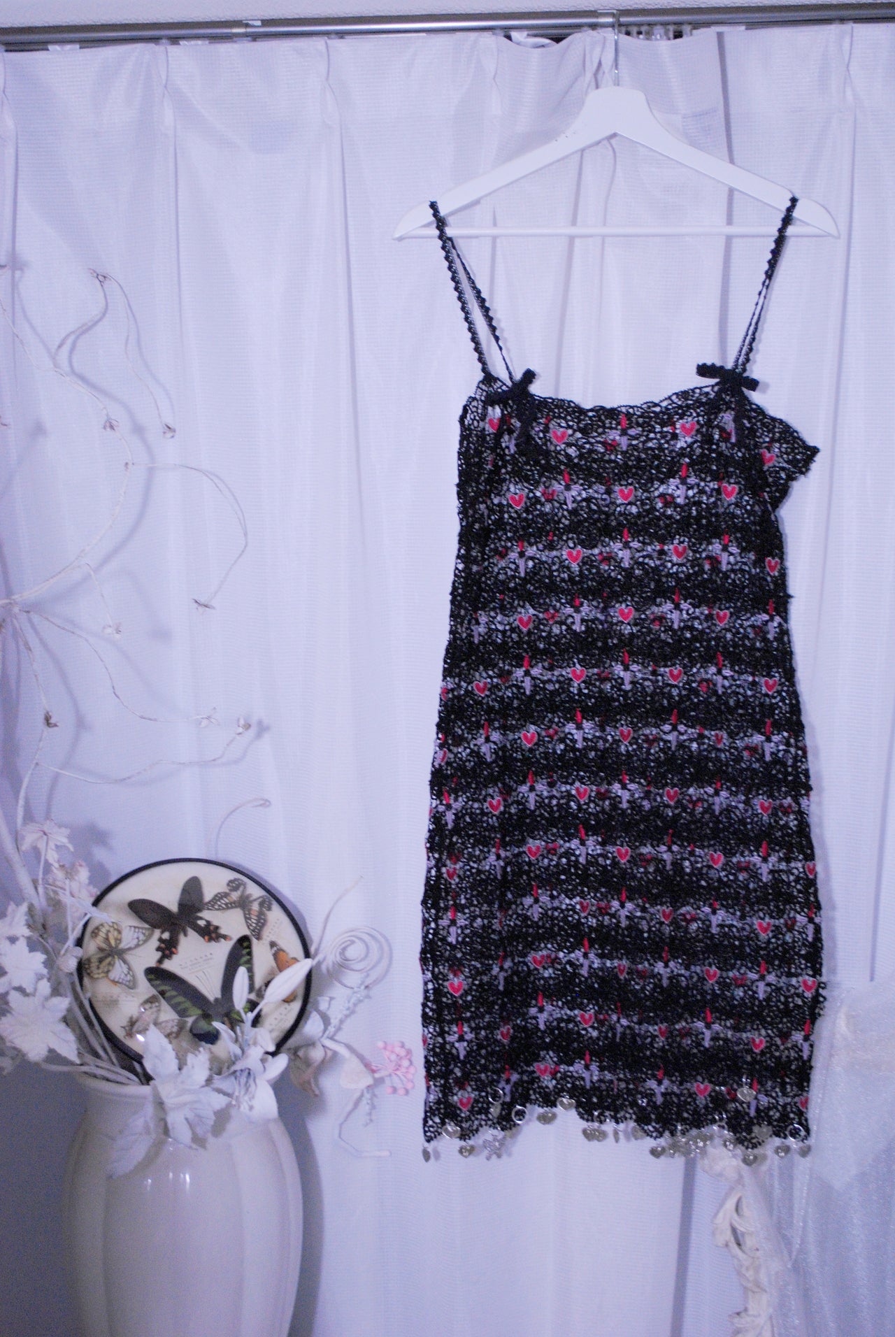 connected laces dress